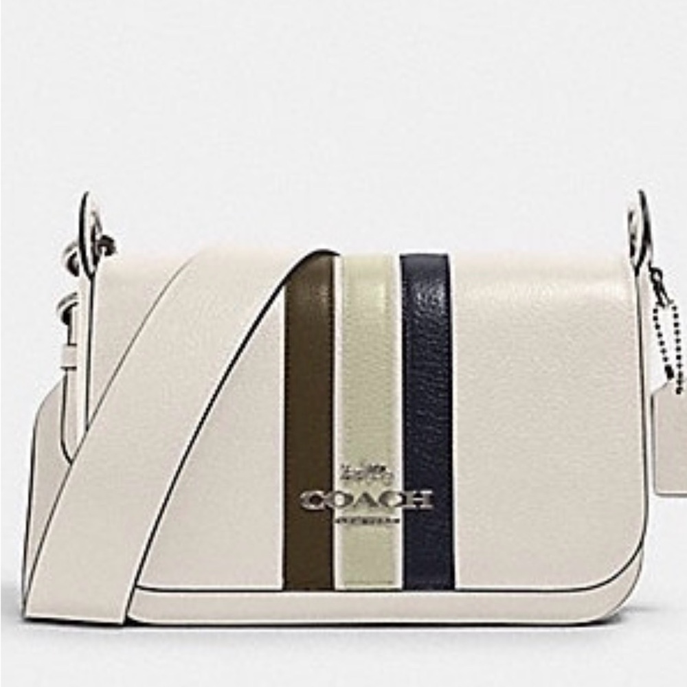 NWT Coach Small Jes Varsity Crossbody Bag